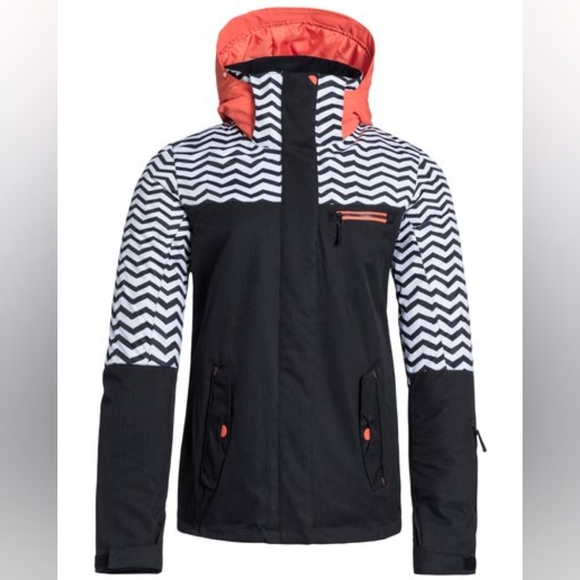 Roxy Jetty Block Dry Flight Technology Ski Snowboard Coat Jacket sz S - Picture 2 of 9